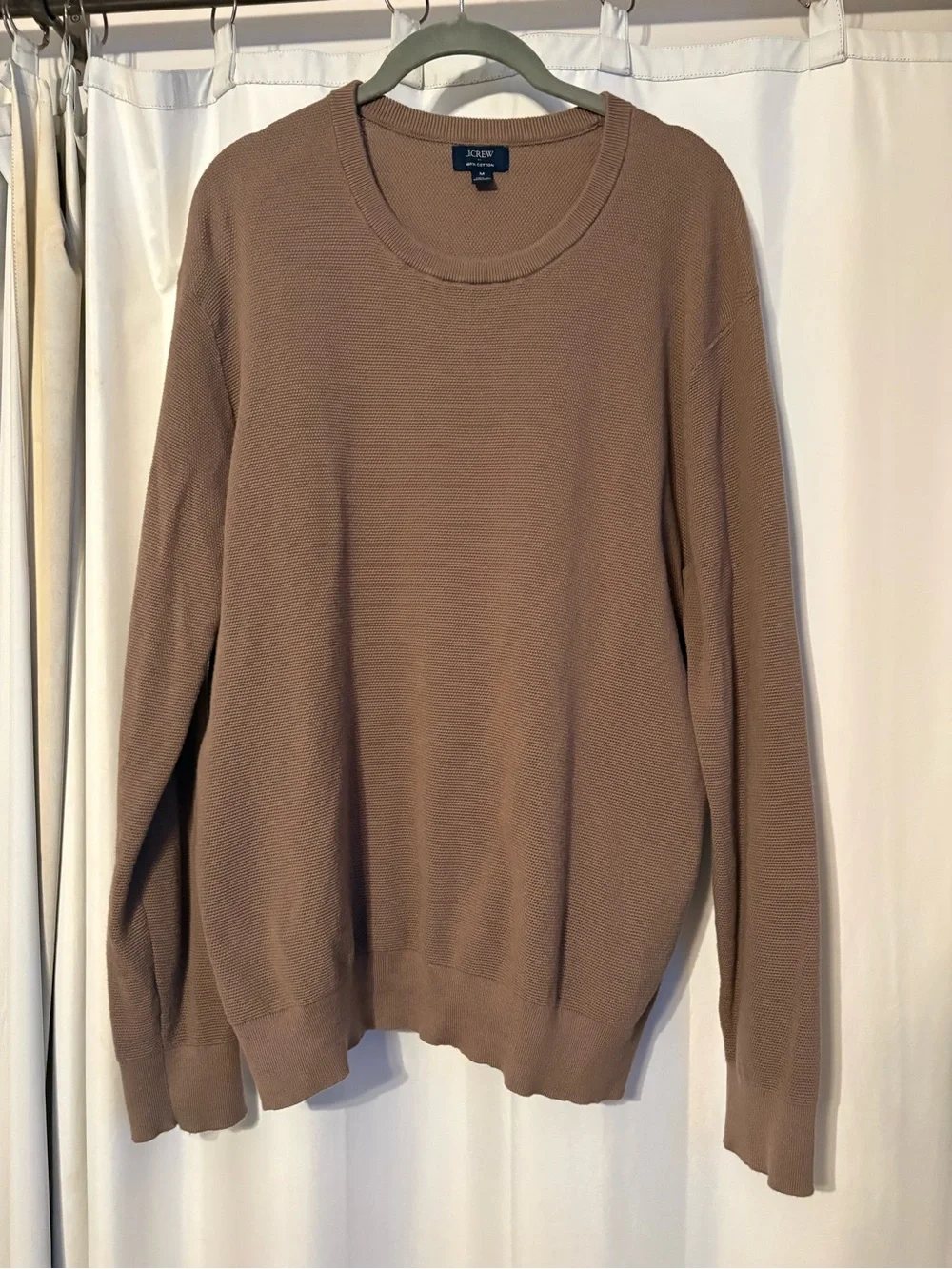 J. Crew Men's Crewneck Sweater in Taupe